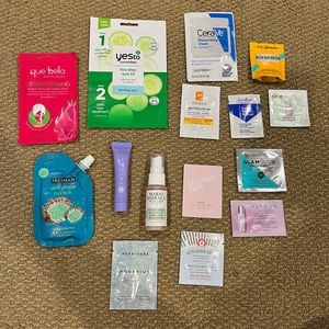 Miscellaneous Skincare Travel Sizes and Samples
